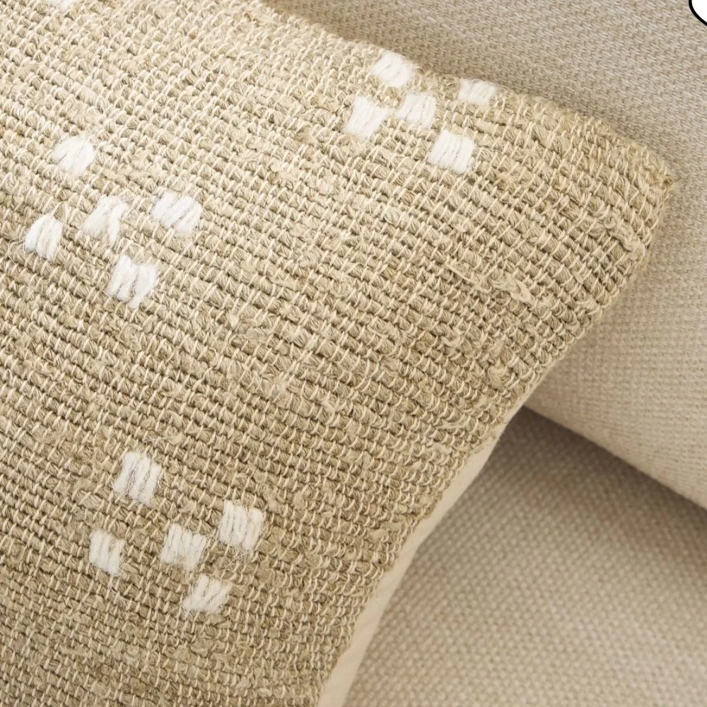 WEST ELM PINWHEEL LINEN PULLOW COVER